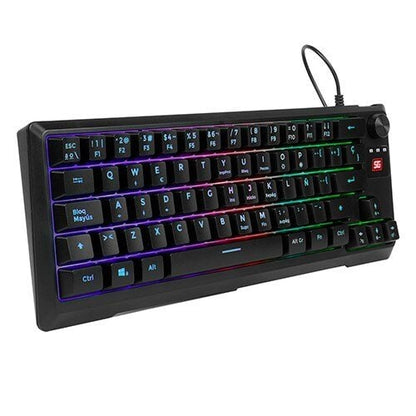 Teclado Gamer Vorago Start The Game RGB, Alámbrico, Negro (Español)