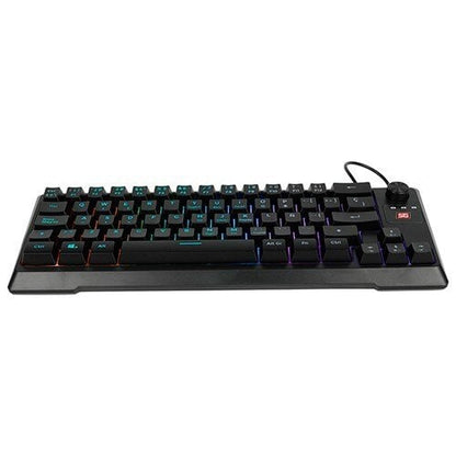 Teclado Gamer Vorago Start The Game RGB, Alámbrico, Negro (Español)