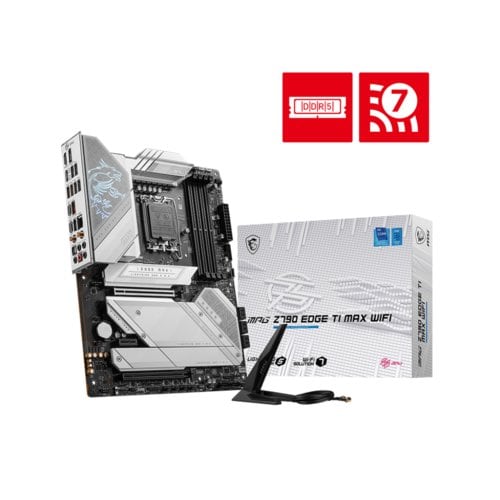 Tarjeta Madre MSI MPG Z790 EDGE TI MAX WIFI, ATX, LGA 1700, Intel Z790, 192GB DDR5, HDMI/DP para Intel