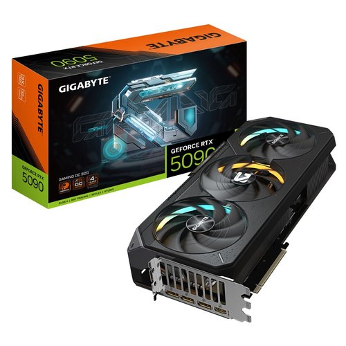 Tarjeta Gráfica GIGABYTE GeForce RTX 5090 GAMING OC, 32GB GDDR7, PCIe 5.0, DLSS 4, Ray Tracing