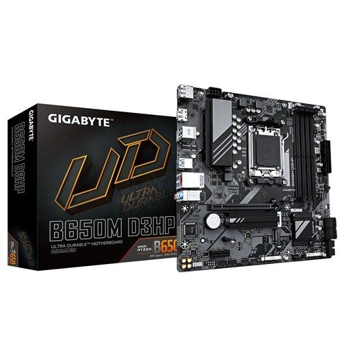 Tarjeta Madre Gigabyte B650M D3HP, Micro-ATX, Socket AM5, AMD B650, 192GB DDR5, HDMI/DP para AMD