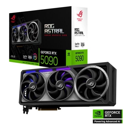 Tarjeta Gráfica ASUS ROG Strix GeForce RTX 5090 OC Edition, 32GB GDDR7, DLSS 4, Ray Tracing, AURA Sync