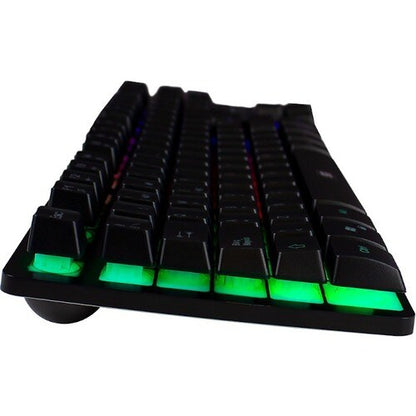 Teclado Gamer Vorago Start The Game RGB, Alámbrico, Negro (Español)