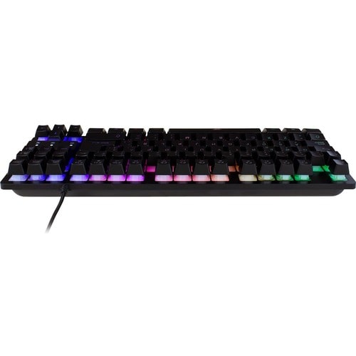Teclado Gamer Vorago Start The Game RGB, Alámbrico, Negro (Español)