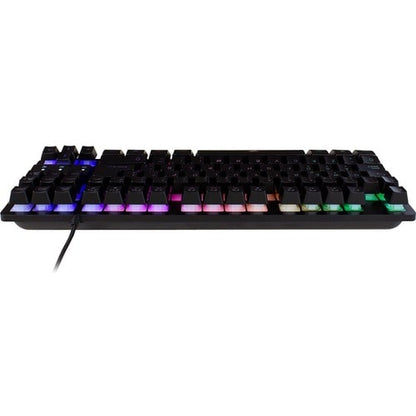 Teclado Gamer Vorago Start The Game RGB, Alámbrico, Negro (Español)