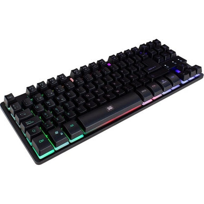 Teclado Gamer Vorago Start The Game RGB, Alámbrico, Negro (Español)