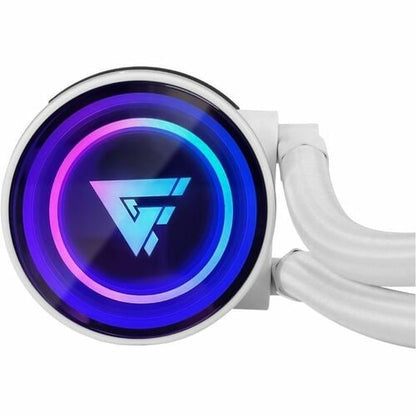 Game Factor LQG601 Enfriamiento Líquido para CPU, 2x 120mm, hasta 2550RPM, Blanco