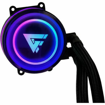 Game Factor LQG601 Enfriamiento Líquido para CPU, 2x 120mm, hasta 2550RPM, Negro
