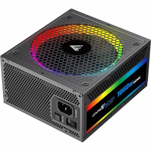 Game Factor PSG1050 ATX12V, ATX Modular Fuente de alimentación - 1.05kW - Interno - 120 V AC, 230 V AC Entrada - 3,3 V DC, 5 V DC, 12 V DC, -12 V DC, 5 V SB Salida - Activo PFC - 1 Raíles +12V - 1 Ventilador(es) - 90% Eficacia