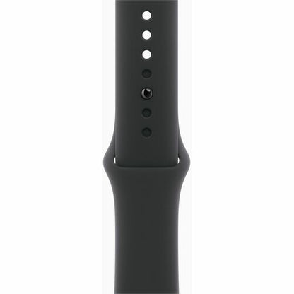 Apple Watch Series 10 GPS, Caja de 46 mm Aluminio Color Negro, Correa Deportiva S/M Color Negro