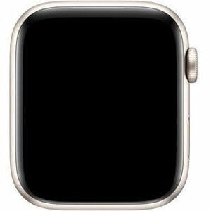 Apple Watch SE GPS, Caja de 40 mm Aluminio Color Plata, Correa Deportiva M/L Color Blanco Estelar