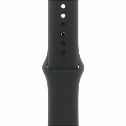 Apple Watch 10 GPS, Caja de 42 mm Aluminio Color Negro, Correa Deportiva M/L Color Negro
