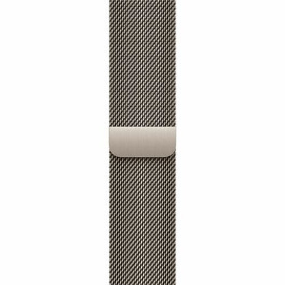 Apple Watch Series 10 GPS + Cellular, Caja de 42 mm Titanio Color Natural, Correa Milanés Color Natural