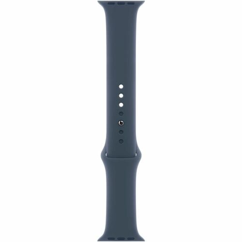 Apple Watch SE GPS, Caja de 44 mm Aluminio Color Plata, Correa Deportiva M/L Color Azul