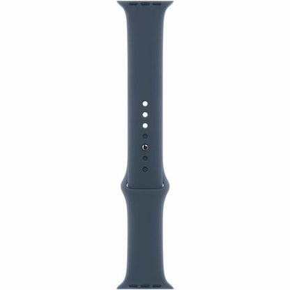 Apple Watch SE GPS, Caja de 44 mm Aluminio Color Plata, Correa Deportiva M/L Color Azul