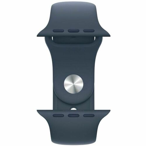 Apple Watch SE GPS, Caja de 44 mm Aluminio Color Plata, Correa Deportiva M/L Color Azul