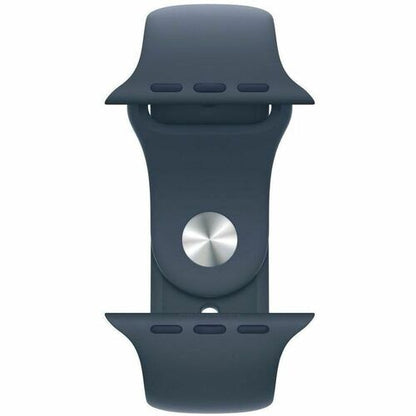 Apple Watch SE GPS, Caja de 44 mm Aluminio Color Plata, Correa Deportiva M/L Color Azul
