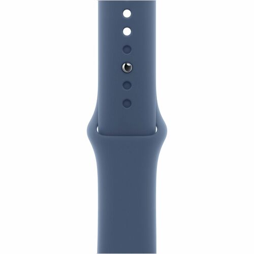 Apple Watch SE GPS, Caja de 44 mm Aluminio Color Plata, Correa Deportiva S/M Color Azul