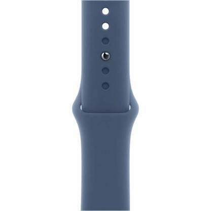 Apple Watch SE GPS, Caja de 44 mm Aluminio Color Plata, Correa Deportiva S/M Color Azul