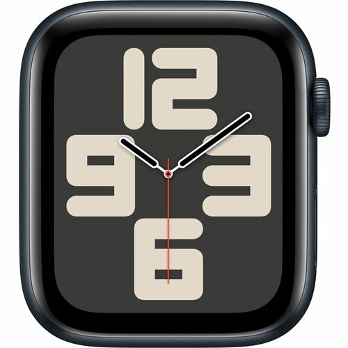 Apple Watch SE GPS + Cellular, Caja de 44 mm Aluminio Color Medianoche, Correa Deportiva M/L Color Negro