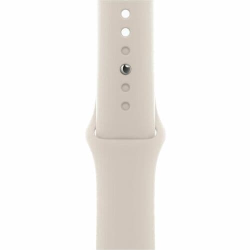 Apple Watch MXG73CL/A GPS, Caja de 44 mm Aluminio Color Blanco Estelar, Correa Deportiva S/M Color Blanco Estelar