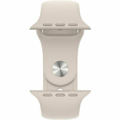 Apple Watch MXG73CL/A GPS, Caja de 44 mm Aluminio Color Blanco Estelar, Correa Deportiva S/M Color Blanco Estelar