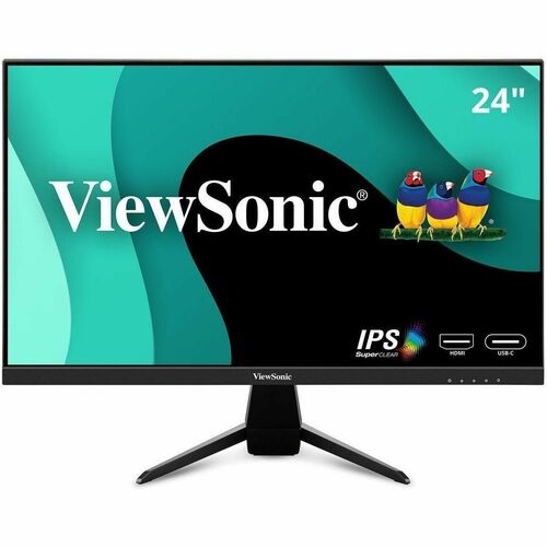 Monitor LED ViewSonic VX2467U 24.0" (609.6mm) Class Full HD - 16:9 - Negro - 59.9cm (23.6") Viewable - SuperClear IPS - LED Retroiluminación - 1920 x 1080 - 16,7 Millones de colores - 250cd/m² - 3ms - 75Hz Refresh Rate - Altavoces - HDMI - VGA