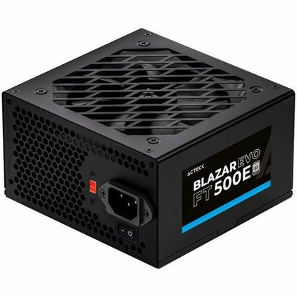 Fuente de Poder Acteck ATX Blazar Evo FT500E / 500W / 1xATX 20+4 + 1xATX12V + 2xSATA / 1xMolex / Advanced Negro