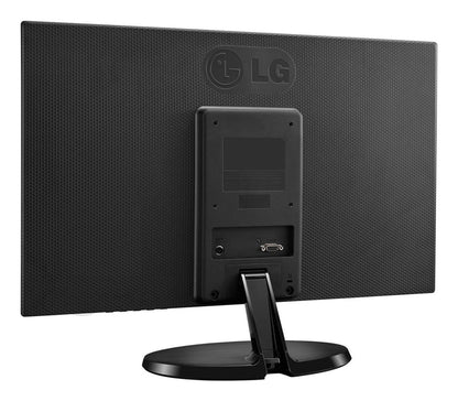 Monitor LCD LG 19M38L-B 19.0" (482.6mm) Class WXGA - Negro - 47cm (18.5") Viewable - Torsión Nemática (TN) - 1366 x 768 - 5ms - 75Hz Refresh Rate - HDMI