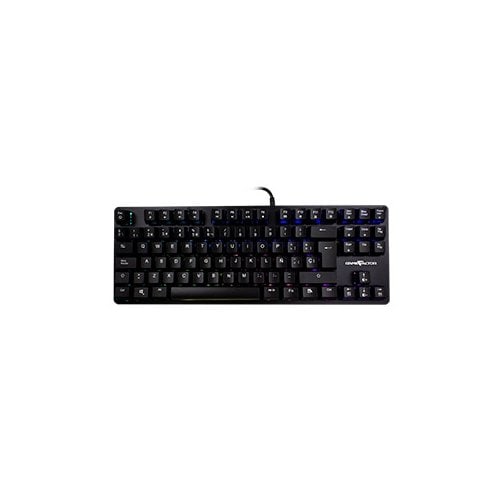 Teclado Gamer Game Factor KBG500 LED RGB, Teclado Mecánico, KRED Red, Alámbrico, USB, Negro, Español