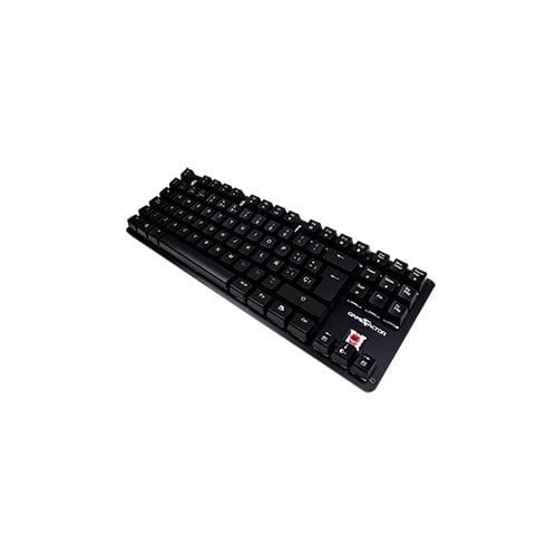 Teclado Gamer Game Factor KBG500 LED RGB, Teclado Mecánico, KRED Red, Alámbrico, USB, Negro, Español