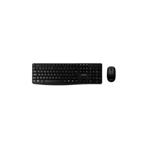 Kit de Teclado y Mouse Acteck KT25, Inalámbrico, USB, Negro