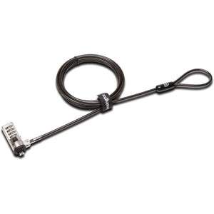 Cable de Bloqueo Kensington K63331WW | 1.80m, Cerradura de Combinación 4 Dígitos