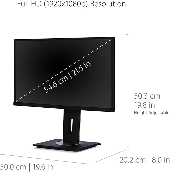 Monitor ViewSonic VG2248 LED 21.5", 1920x1080 Full HD, 75Hz, HDMI/DisplayPort, Bocinas Integradas, Negro