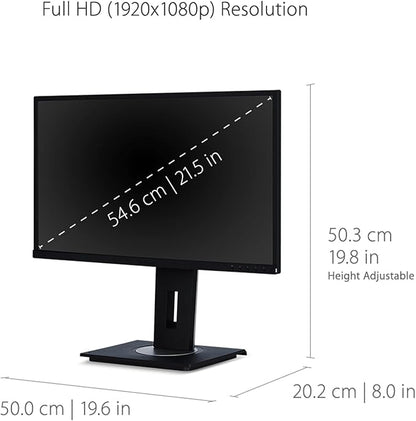 Monitor ViewSonic VG2248 LED 21.5", 1920x1080 Full HD, 75Hz, HDMI/DisplayPort, Bocinas Integradas, Negro