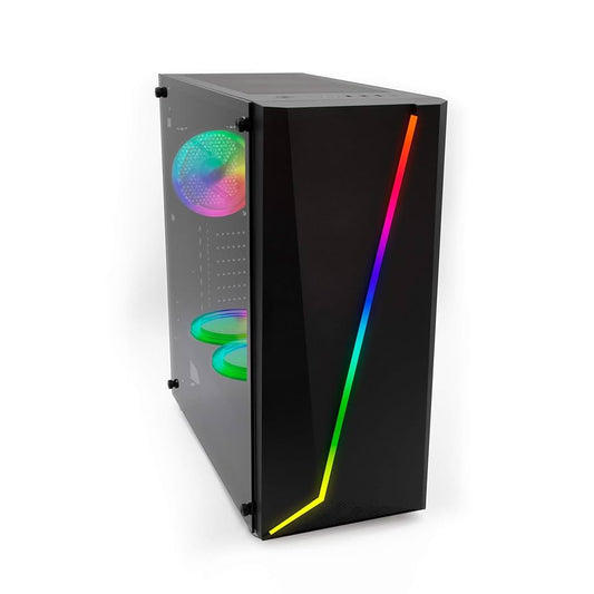 YEYIAN GABINETE GAMER ARMAGEDDON SERIE 2200,ATX Y MICRO ATX  7 ESPACIOS DE EXPANSION, 3 VENt, OPCION A COLOCAR MAS, CONTROL REMOTO, MOD. YGA-68809