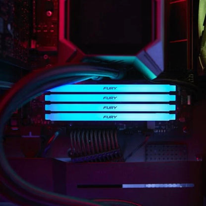 Memoria RAM Kingston FURY Beast RGB DDR4 DDR4, 3200MHz, 8GB, CL16, XMP