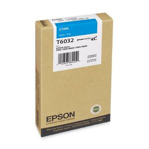 Tinta Cyan Epson T603200 | 220 Ml, Compatible Stylus Pro 7800/7880