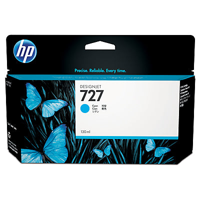 Hp 727 Cyan 130ml Tinta Amplio Formato B3p19a