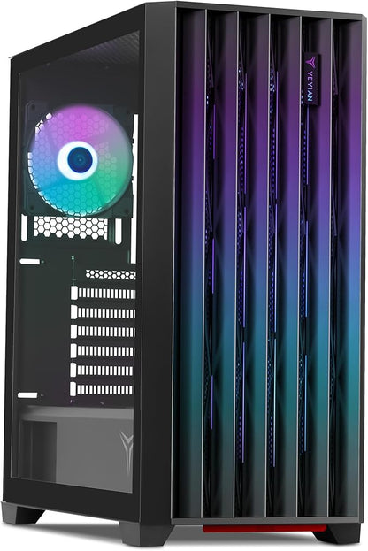 GABINETE GAMER XZEAL IR02/MICRO ATX/4 FAN ARGB/CRISTAL TEMPLADO/BLANCO