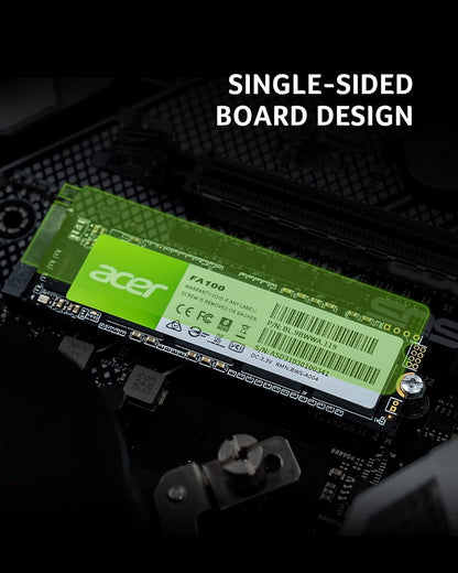 SSD Acer FA100 | 1TB, Velocidad de Lectura 500MB/s