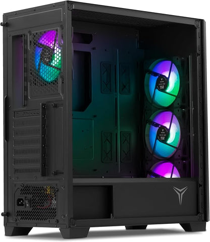 GABINETE GAMER XZEAL IR02/MICRO ATX/4 FAN ARGB/CRISTAL TEMPLADO/BLANCO