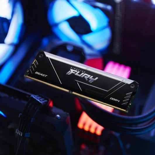 Memoria RAM Kingston FURY Beast RGB DDR4 DDR4, 3200MHz, 8GB, CL16, XMP