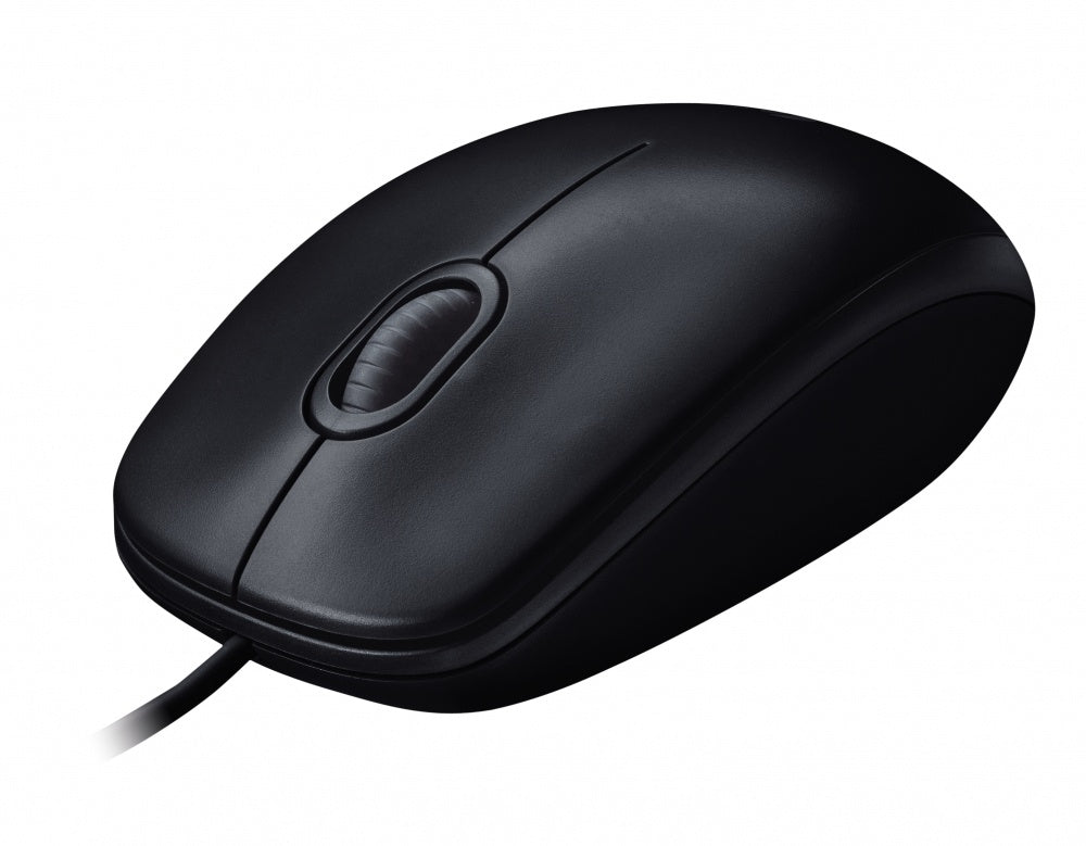 Mouse Logitech M90 - USB - Óptico - Negro - Cable - Rueda de Desplazamiento - Simétrico