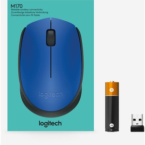 Mouse Inalámbrico Logitech M170 | Plug And Play, Color Azul
