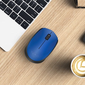 Mouse Inalámbrico Logitech M170 | Plug And Play, Color Azul