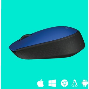 Mouse Inalámbrico Logitech M170 | Plug And Play, Color Azul