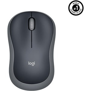 Mouse Logitech M185 - Radiofrecuencia - USB - Óptico - 3 Botón(es) - Plata - 1 Solamente - Inalámbrico - 10m - 2.40GHZ - 1000 Dpi - Rueda de Desplazamiento - Simétrico - 1 X Aa Battery Supported -