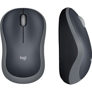 Mouse Logitech M185 - Radiofrecuencia - USB - Óptico - 3 Botón(es) - Plata - 1 Solamente - Inalámbrico - 10m - 2.40GHZ - 1000 Dpi - Rueda de Desplazamiento - Simétrico - 1 X Aa Battery Supported -