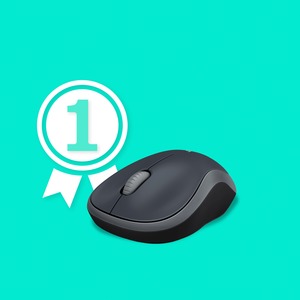 Mouse Logitech M185 - Radiofrecuencia - USB - Óptico - 3 Botón(es) - Plata - 1 Solamente - Inalámbrico - 10m - 2.40GHZ - 1000 Dpi - Rueda de Desplazamiento - Simétrico - 1 X Aa Battery Supported -